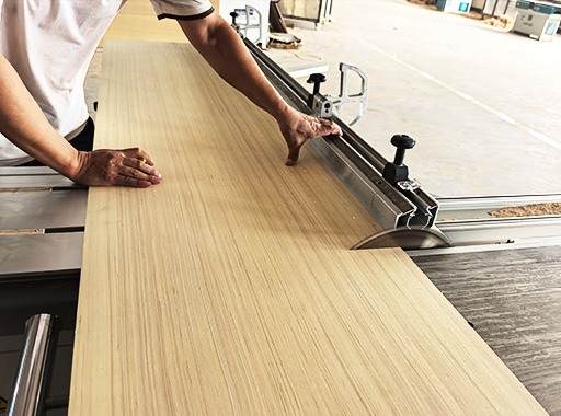 Sanding The Wooden Parts